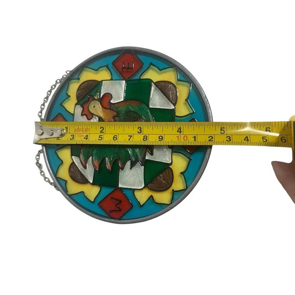 Vintage Rooster Suncatcher 6
